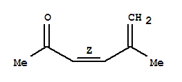 (z)-(9ci)-5-甲基-3,5-己二烯-2-酮结构式_92180-71-7结构式