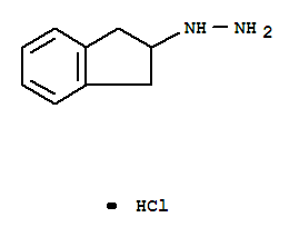 1-(2,3-二氢-1H-茚-2-基)肼盐酸盐结构式_92403-21-9结构式