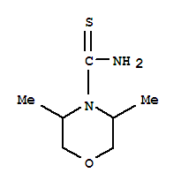(7ci)-3,5-二甲基硫代-4-吗啉羧酰胺结构式_92503-11-2结构式