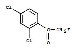 (9ci)-1-(2,4-二氯苯基)-2-氟-乙酮结构式_92781-39-0结构式