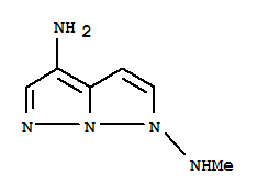 n1-甲基-1H-吡唑并[1,5-b]吡唑-1,4-二胺结构式_928337-54-6结构式