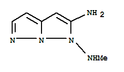 n1-甲基-1H-吡唑并[1,5-b]吡唑-1,2-二胺结构式_928337-61-5结构式