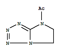 (9ci)-4-乙酰基-5,6-二氢-4H-咪唑并[1,2-d]四唑结构式_92922-18-4结构式