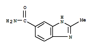 2-甲基-5-苯并咪唑羧酰胺结构式_93192-50-8结构式