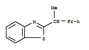 (9ci)-2-(1-甲基丁基)-苯并噻唑结构式_93194-81-1结构式