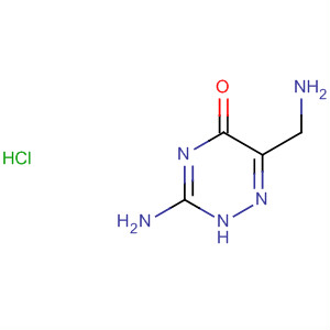 3-氨基-6-(氨基甲基)-1,2,4-噻嗪-5(4h)-酮盐酸盐结构式_93206-04-3结构式