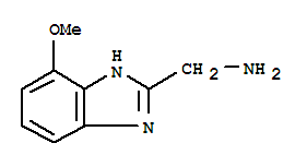 (7ci)-2-(氨基甲基)-4(or 7)-甲氧基-苯并咪唑结构式_93227-24-8结构式