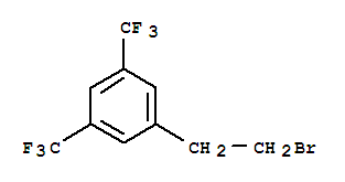 1-(2-溴乙基)-3,5-双(三氟甲基)苯结构式_93427-29-3结构式