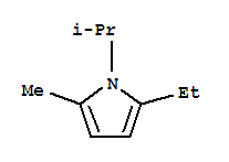 (9ci)-2-乙基-5-甲基-1-(1-甲基乙基)-1H-吡咯结构式_93698-72-7结构式