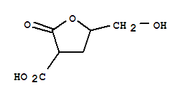 (9ci)-四氢-5-(羟基甲基)-2-氧代-3-呋喃羧酸结构式_93929-51-2结构式