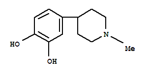 (9ci)-4-(1-甲基-4-哌啶基)-1,2-苯二醇结构式_94427-47-1结构式