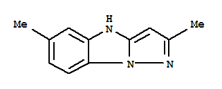 (9ci)-2,6-二甲基-4H-吡唑并[1,5-a]苯并咪唑结构式_94724-89-7结构式