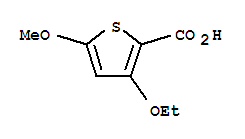 (9ci)-3-乙氧基-5-甲氧基-2-噻吩羧酸结构式_95202-11-2结构式