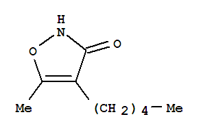 (9ci)-5-甲基-4-戊基-3(2H)-异噁唑酮结构式_96520-41-1结构式
