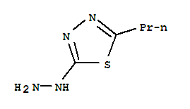 (6ci)-2-肼基-5-丙基-1,3,4-噻二唑结构式_98070-05-4结构式