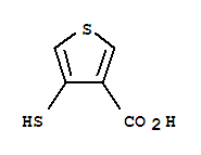 (9ci)-4-疏基-3-噻吩羧酸结构式_98077-07-7结构式