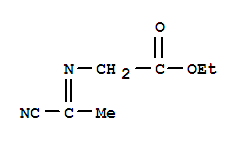 (6ci)-n-(1-氰基亚乙基)-甘氨酸乙酯结构式_98334-59-9结构式