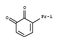 (9ci)-3-(1-甲基乙基)-3,5-环己二烯-1,2-二酮结构式_98353-93-6结构式