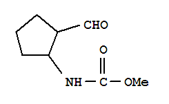(6ci)-2-甲酰基-环戊烷氨基甲酸甲酯结构式_98426-52-9结构式