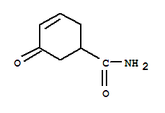 (6ci)-5-氧代-3-环己烯-1-羧酰胺结构式_98547-32-1结构式