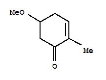 (6ci)-5-甲氧基-2-甲基-2-环己烯-1-酮结构式_98558-30-6结构式