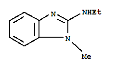 (9ci)-n-乙基-1-甲基-1H-苯并咪唑-2-胺结构式_98711-68-3结构式