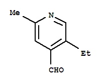 (6ci)-5-乙基-2-甲基-异烟醛结构式_98995-79-0结构式