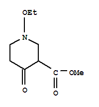 (6ci)-1-乙氧基-4-氧代-六氢烟碱酸甲酯结构式_99063-40-8结构式