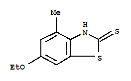 (9ci)-6-乙氧基-4-甲基-2(3H)-苯并噻唑硫酮结构式_99161-68-9结构式