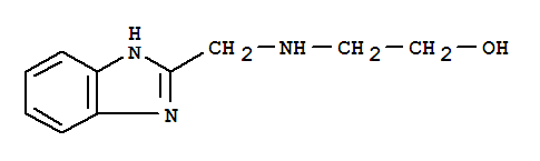 (6ci)-2-[(2-苯并咪唑甲基)氨基]-乙醇结构式_99168-14-6结构式