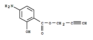 (6ci)-4-氨基水杨酸 2-丙炔酯结构式_99185-02-1结构式