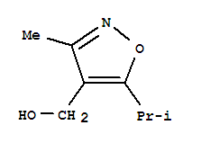 (9ci)-3-甲基-5-(1-甲基乙基)-4-异噁唑甲醇结构式_99299-08-8结构式