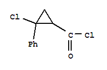 Cyclopropanecarbonyl chloride, 2-chloro-2-phenyl-(6ci) Structure