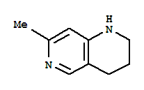 (6ci)-1,2,3,4-四氢-7-甲基-1,6-萘啶结构式_99362-06-8结构式