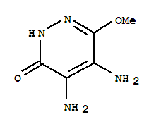 (6ci)-4,5-二-氨基-6-甲氧基-3(2H)-吡嗪酮结构式_99419-12-2结构式
