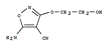 4-Isoxazolecarbonitrile,5-amino-3-(2-hydroxyethoxy)-(6ci)Structure,99420-70-9Structure 4-Isoxazolecarbonitrile,5-amino-3-(2-hydroxyethoxy)-(6ci) Structure,99420-70-9Structure