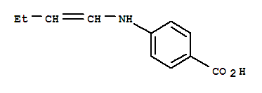 (6ci)-p-1-丁烯氨基-苯甲酸结构式_99854-85-0结构式
