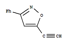 (6ci)-5-乙炔-3-苯基-异噁唑结构式_99866-77-0结构式