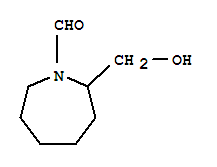 (6ci)-六氢-2-(羟基甲基)-1H-氮杂卓-1-羧醛结构式_99969-69-4结构式
