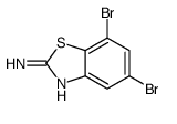 5,7-二溴苯并[d]噻唑-2-胺结构式_1000289-40-6结构式