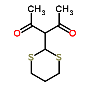 3-(1,3-二硫杂-2-基)戊烷-2,4-二酮结构式_100596-16-5结构式