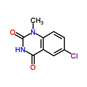 6-氯-1-甲基-2,4(1H,3h)-喹唑啉二酮结构式_10320-59-9结构式