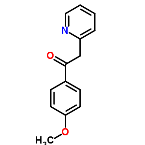 1-(4-甲氧基苯基)-2-(2-吡啶)-乙酮结构式_10420-97-0结构式