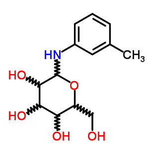 N-(3-甲基苯基)-D-吡喃葡萄糖胺结构式_10571-76-3结构式