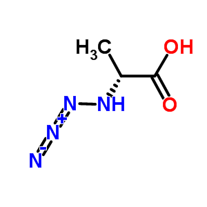 Nβ-叠氮基-D-2,3-二氨基丙酸盐酸盐结构式_105928-88-9结构式