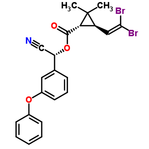 1S,3R,alphaR-溴氰菊酯结构式_106454-65-3结构式