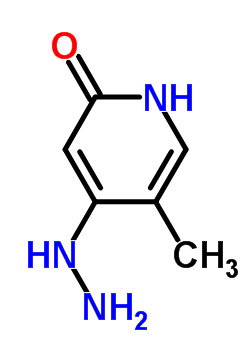(9ci)-4-肼基-5-甲基-2(1H)-吡啶酮结构式_106689-40-1结构式