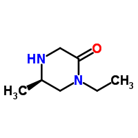 (R)-1-乙基-5-甲基哌嗪-2-酮结构式_1068149-98-3结构式