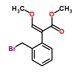 2-(溴甲基)-alpha-(甲氧基亚甲基)苯乙酸甲酯结构式_107048-59-9结构式