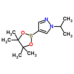 1-(1-甲基乙基)-3-(4,4,5,5-四甲基-1,3,2-二噁硼烷-2-基)-1H-吡唑结构式_1071496-88-2结构式